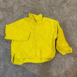 Free People Movement Neon Yellow Hit the Slopes jacket size small